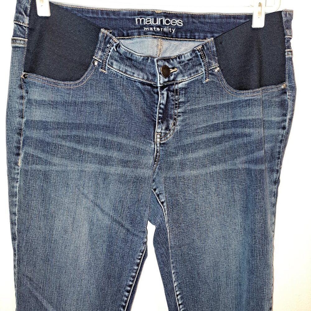 Maurices Maternity Jeans with Everflex Side Panel. - Picture 8 of 9